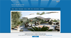 Desktop Screenshot of hotelvillamareluna.it